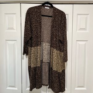 NEW w/o tags SUPER CUTE CHIC SOUL cardigan - brown/beige, great neutral colors